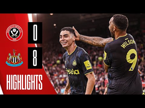 Sheffield United 0-8 Newcastle United | Premier League Highlights