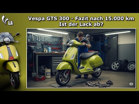 Vespa GTS 300 Conclusion after 15,000 km 🛵 Is the paint off?