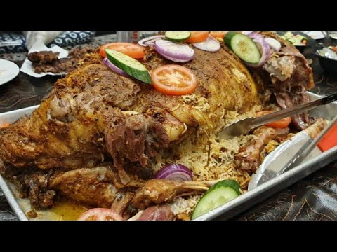 Whole Lamb Roast With Rice | Full Dumba Dum Pukht Recipe | Peshawari Dumpukht Recipe | Dum Pukht