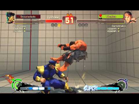 Batalla de Ultra Street Fighter IV: M. Bison vs Ry