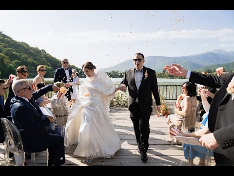 Stunning Tarantino-Style Wedding at Lopota Lake Resort: Olya & Sasha's Cinematic Celebration