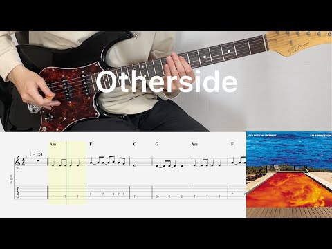 Red Hot Chili Peppers - Otherside (guitar cover with tabs & chords)