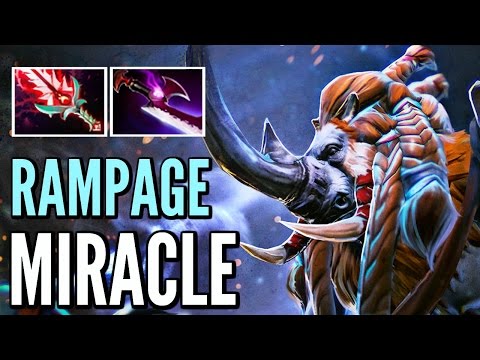 Miracle- 9k MMR Magnus - Dota 2 Epic Gameplay With Bloodthorn and Silver Edge