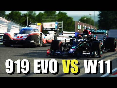 Can the FASTEST F1 Car of ALL TIME Beat the Porsche 919 EVO?