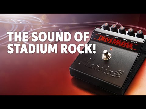 Marshall DriveMaster Overdrive/Distortion Pedal | Sweetwater Marshall DriveMaster Overdrive/Distortion Pedal | Sweetwater