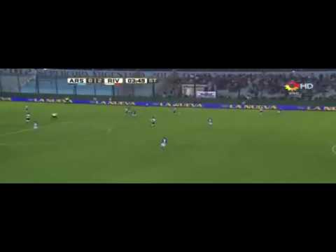 Gol de Pity Martínez - Arsenal 2 - 2 River - Primera División 2016/17 - Fecha 8