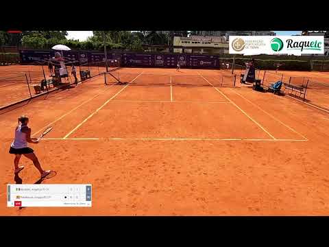 [7] Angelica Moratelli (ITA) vs. [9] Angela Fita Boluda (ESP), R2 qualifying Del Monte Lisboa Bel...