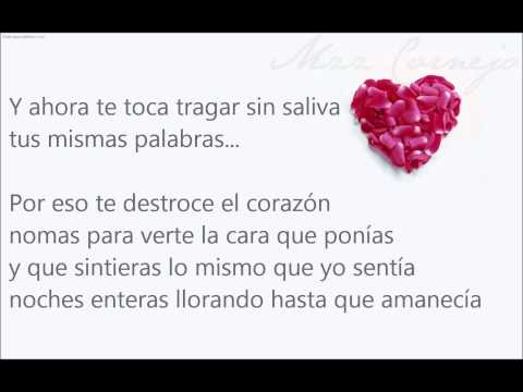 Por Eso Te Destroce El Corazon- Nena Guzman Letra