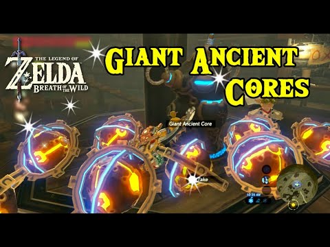 Giant Ancient Cores With Every Ancient Arrow You Use Zelda Breath of The Wild