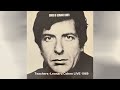 Teachers - Leonard Cohen Live 1969