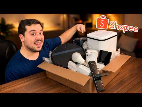 TESTEI os MELHORES ITENS para CASA BARATINHO da SHOPEE