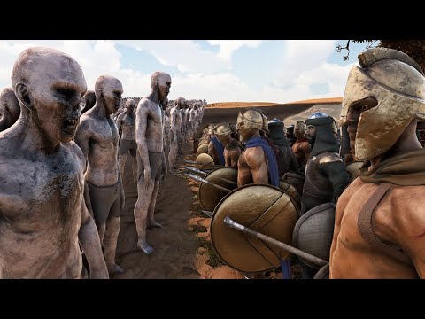 300,000 Spartans & Persians vs 1,700,000 Zombies | Ultimate Epic Battle Simulator 2 | UEBS 2