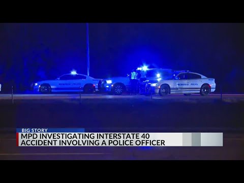 Officer critically hurt in crash on I-40; one of 360 MPD wrecks this year