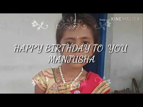 Happy birthday MANJUSHA