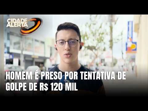 Flagrante em SC: homem é detido após tentativa de golpe financeiro