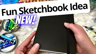 🎨 A FUN NEW SKETCHBOOK IDEA💡 One Thing→ 3 Different Ways