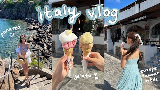 italy vlog🇮🇹 seeing an active volcano erupt, amazing food, making local friends, island hopping