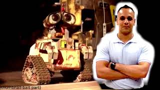 Wall-e, but every time something gets hit, Louis Rossman explains Right to Repair for 60 seconds.