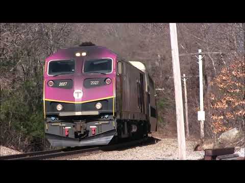 Commuter rail in Canton, MA