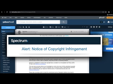 Notice of Copyright Infringement Email Letter Explained