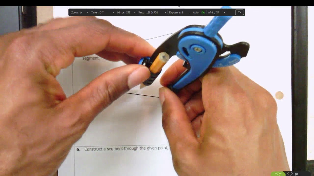 Geometric Constructions: Parallel and Perpendicular Lines