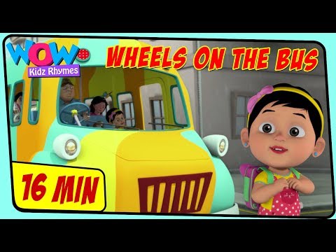Wheels on the bus | English Rhymes for Children | Songs for Kids | Nyras Rhymes