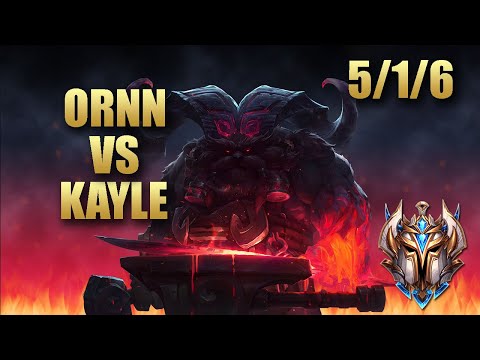 Ornn Top Vs Kayle - KR Challenger Match Summary Patch 9.19