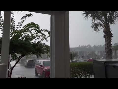 Heavy Rain, Some Lightning And Thunder Surfside Beach South Carolina