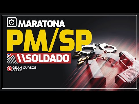 Concurso PMSP 2019: Soldado -  Maratona de exercícios