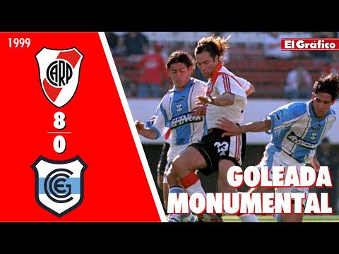 TORNEO CLAUSURA 1999: RIVER 8 GIMNASIA (J) 0