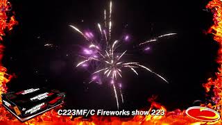 SLOŽENÝ OHŇOSTROJ PROFI SHOW 223 RAN 20 mm+25 mm