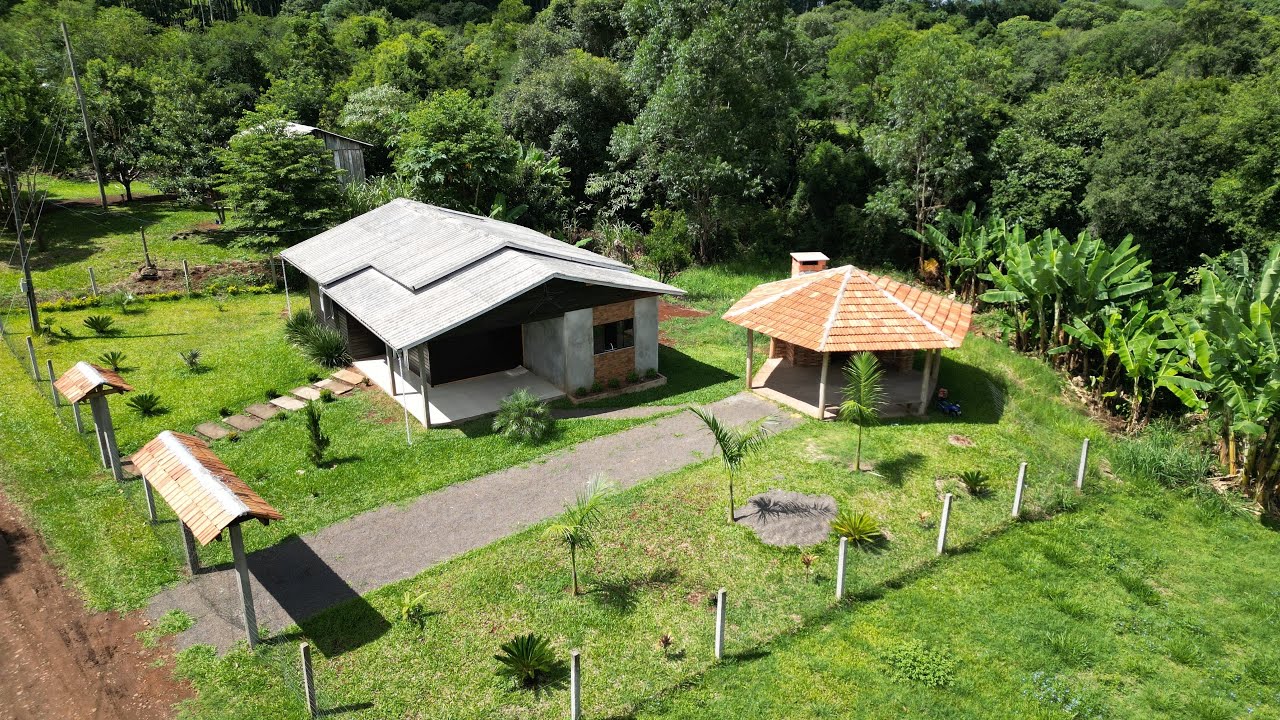 MINI CHÁCARA RURAL A VENDA EM SANTA CATARINA CASA RIO QUIOSQUE R$180MIL