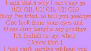 Taio Cruz - Can&#39;t Say Go with lyrics