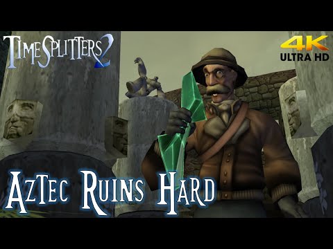 TimeSplitters 2 Story - Aztec Ruins - Hard - Walkthrough (4K)