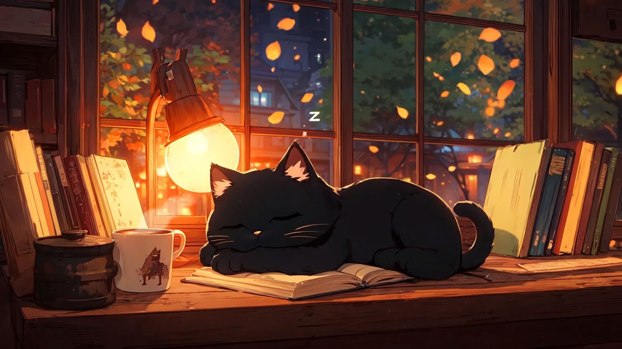 Fall Asleep on a Cozy Autumn Night 😴 | Lofi Music for Deep Sleep