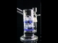 Honeycomb to Turbine Perc Sidecar Glass Water Pipe