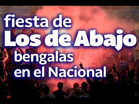 "Fiesta en el Nacional   Los de Abajo   U de Chile vs Antofa" Barra: Los de Abajo • Club: Universidad de Chile - La U