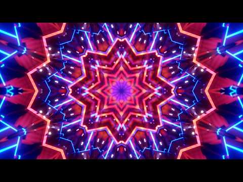 3 Hour 4k Abstract Mind Relaxing Keledio Visuals Blue & Pink Color Neon background Video Loop