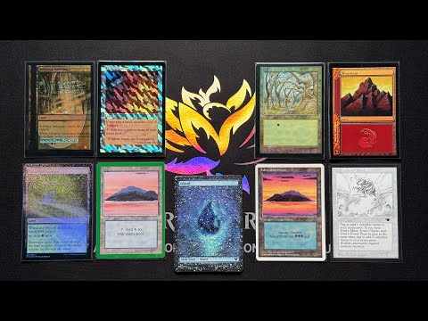 You Asked to See Some Magic Cards! Misprint and Test Print Lands