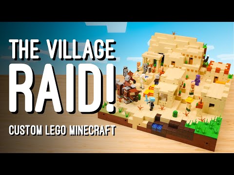The Village Raid | Custom LEGO Minecraft World