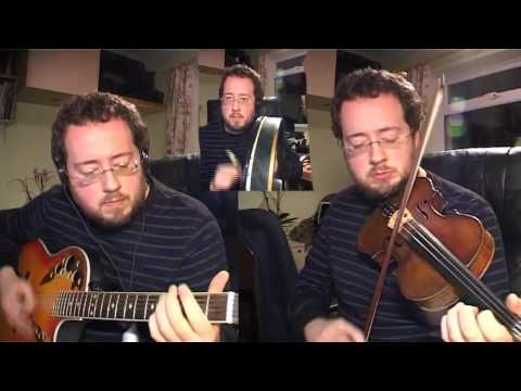 Fiddle, Guitar & Bodhran: Green Mountain / Ships are Sailing / Boys of Malin