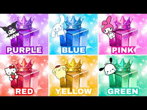 Which Cute Sanrio Gift Box Would You Pick 🎁 Kuromi, Cinnamoroll, MyMelody, HelloKitty & Many more 🌈