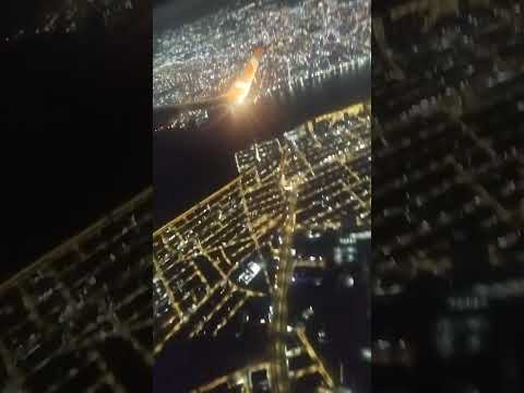 decolagem do aeroporto de Petrolina PE , a vista e Juazeiro BA e Petrolina PE