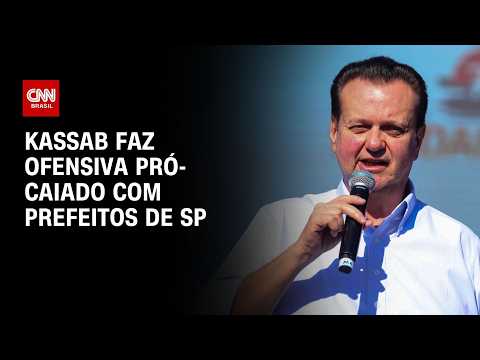 Com aval do governador, Kassab faz ofensiva por voto “Carcísio” | CNN 360º