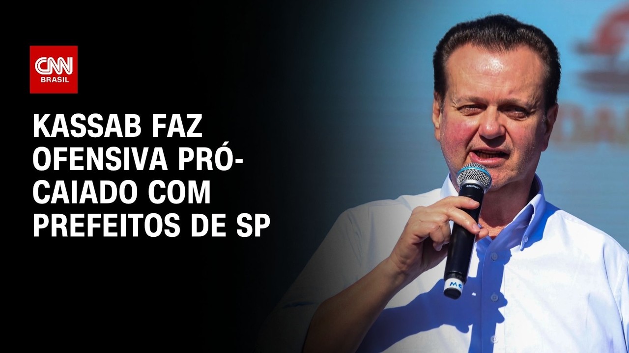 Com aval do governador, Kassab faz ofensiva por voto “Carcísio” | CNN 360º