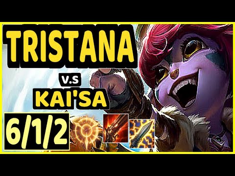 DEáDLY (TRISTANA) vs KAI'SA - 6/1/2 KDA BOTTOM ADC GAMEPLAY - EUW Ranked GRANDMASTER