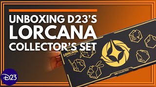 Unboxing D23's Legendary Lorcana Collector's Set