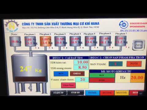 Tủ điều khiển bồn cà phê - Cơ khí Hana