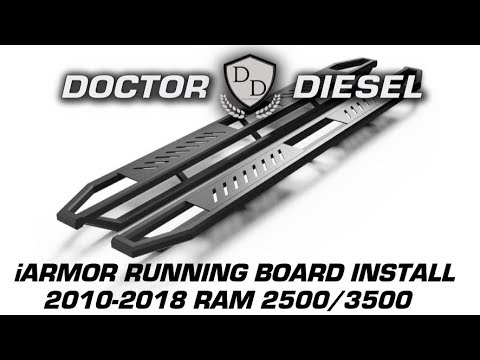 iArmor Running Board Installation for 2010-2018 RAM 2500/3500 Crew Cab Trucks