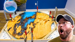 You Could Build This EPOXY Table with Minimal Tools